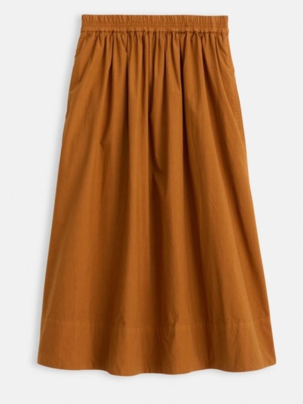 Alex Mill Standard Skirt Paper Poplin Copper Sz XL